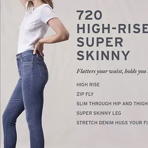 Levi’s 720 High Rise Super Skinny jeans